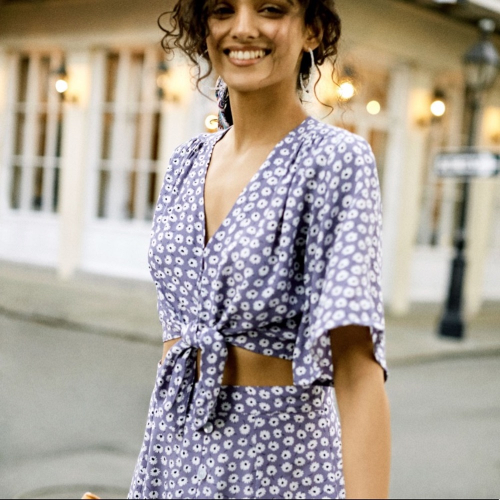 Anthropologie Faithfull Danica Crop Top - Picture 3 of 7